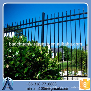 Baochuan hermosa valla de acero hermosa / hierro forjado / cerca de aluminio